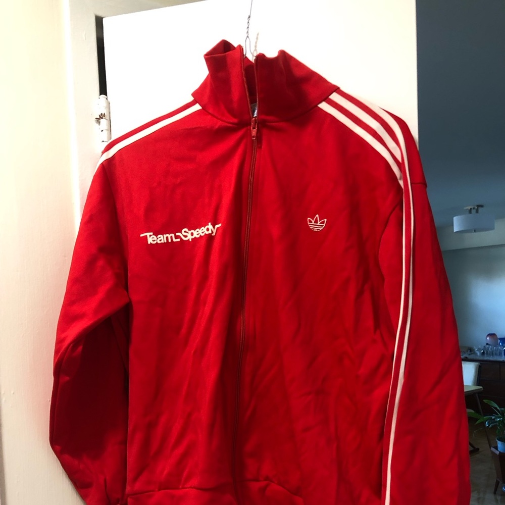 adidas Red Team Speedy Track Jacket
